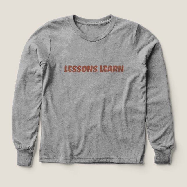 Girl/Kids Energy Flow Lessons Learn Long Sleeve  (Design Vorderseite)