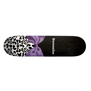 Girl Leopard drucken Hübsche Lila Multifunktionsl Skateboard