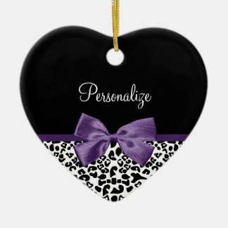Girl Leopard drucken Hübsche Lila Multifunktionsle Keramik Ornament