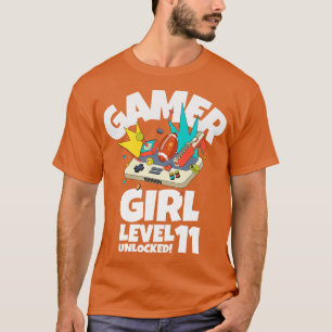 Girl Level 11 entsperrt T-Shirt