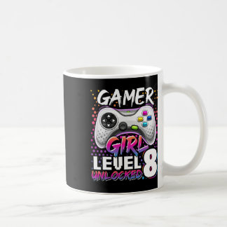Girl Level 8 unverschlossenes Videospiel 8. Geburt Kaffeetasse