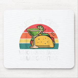 Girl Liebe Tacos Margarita Shirt Cinco De Mayo Mex Mousepad