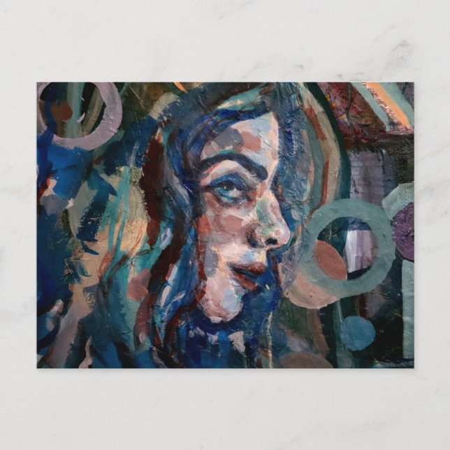 Girl Lieben Me Blues Postkarte (Vorderseite)