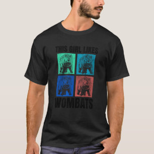 Girl Likes Wombats Rodent T-Shirt