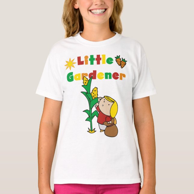 Girl Little Gardener T-Shirt (Vorderseite)