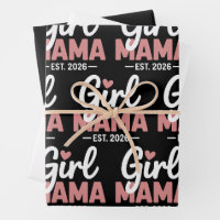 Girl Mama Est 2026 Schwangerschafts-Offenbarung Ne