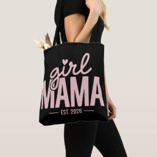 Girl Mama Est 2026 Schwangerschafts-Offenbarung we Tasche