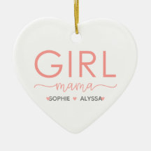 Girl Mama Personalized With Daughter's Names