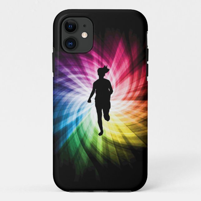 Girl Marathon Runner Case-Mate iPhone Hülle (Rückseite)