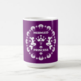 Girl Mermaid Princess Kaffeetasse