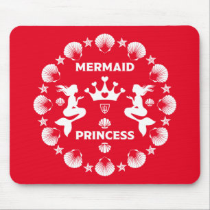 Girl Mermaid Princess Mousepad