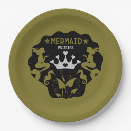 Girl Mermaid Princess Pappteller
