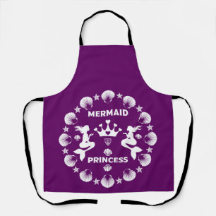 Girl Mermaid Princess Schürze