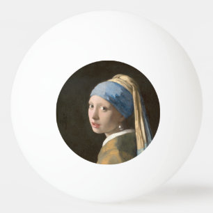 Girl mit Perl Earring-Johannes Vermeer Art Tischtennisball