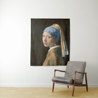 Girl mit Perl Earring-Johannes Vermeer Art