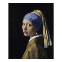 Girl mit Perl Earring Johannes Vermeer Glossy