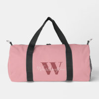 Girl Monogramm und Name Rosa rot