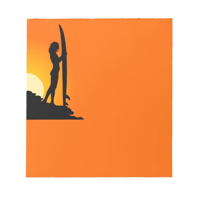 Girl Notepad Notizblock (Vorderseite)