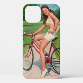 "Girl on Bicycle" iPhone 12 Fall Case-Mate iPhone Hülle