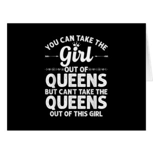 Girl Out QUEENS NY NEW YORK Gift Funny Zuhause Roo