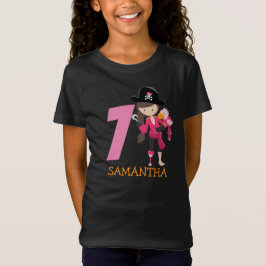 Girl Parrot 7. Geburtstagsfeier T - Shirt