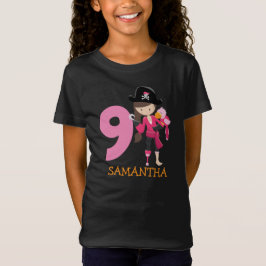 Girl Parrot 9. Geburtstagsfeier T - Shirt