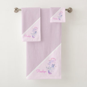 Girl Pastel Purple Arc-en-ciel Sirène Anniversaire