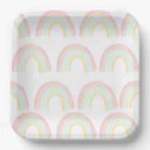 Girl Pastel Rainbow Geburtstagsparty