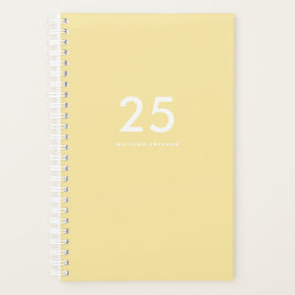 Girl Pastel Yellow Name School