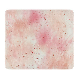Girl Peach Pink Abstrakt Schneidebrett