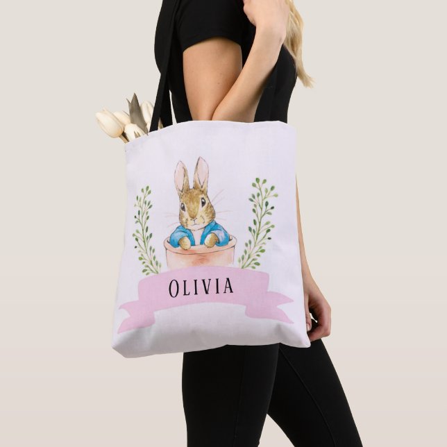 Girl Peter Rabbit Pink Custom Tasche (Von Nahem)