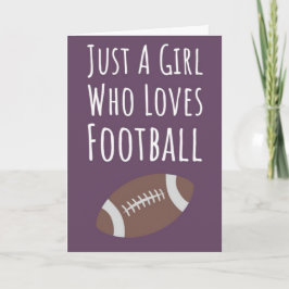 Girl-Pink-Fußball-Karten für Girls Niedliches Kind Karte