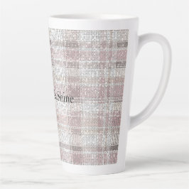 Girl Pink Kariert Stripes Sparkor Milchtasse