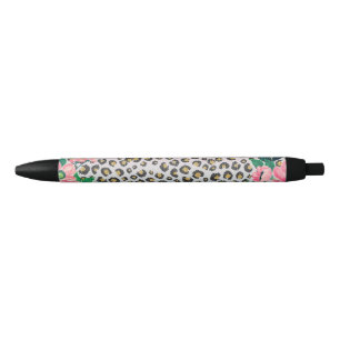 Girl Pink Minze Ombre Bloral Glitzer Leopard Print Kugelschreiber