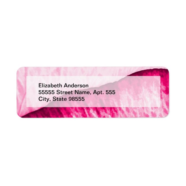 Girl Pink Rose Abstrakt mit Namen (Vorne)