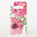 Girl Pink Watercolor Floral Pattern Samsung Galaxy S10  Hülle<br><div class="desc">Dieses hübsche und feminine,  rosafarbene Blumenmuster zeichnet sich durch eine tiefe,  rosa Blume mit fließenden Zweigen aus,  die eine Touch Grün verleihen. Es verleiht Ihrem Smartphone einen trendigen und modischen Look.</div>