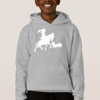 Girl Pony Horse Puppy Dog Silhouette