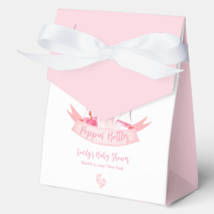 Girl Poppin Champagner Flaschen Feet Babydusche Geschenkschachtel