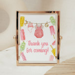 Girl Popsicle Baby Dusche Danke Karte Poster<br><div class="desc">Mit dieser Popsicle Baby Dusche machen Sie Ihre Veranstaltung mit unserem niedlichen und liebevoll bedruckten Dankeschön Card Sign mit einem bezaubernden Baby Kleidung Baby Shower Thema ganz besonders. Laden Sie diese Touch herunter,  personalisieren Sie sie und schaffen Sie bleibende Erinnerungen! BS1078</div>