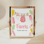 Girl Popsicle Baby Shower Favoriten Poster<br><div class="desc">Mit dieser Popsicle Baby Dusche machen Sie Ihre Veranstaltung ganz besonders mit unserem niedlichen und liebevoll bedruckten Favoriten-Schild mit einem bezaubernden Baby Clothes Baby Shower Thema. Laden Sie diese Touch herunter, personalisieren Sie sie und schaffen Sie bleibende Erinnerungen! BS1078</div>