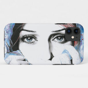 Girl-Portrait Hübsche Augen Wasserfarbene Malkunst title_seo2