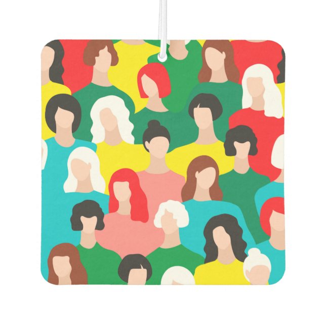 Girl-Power Autolufterfrischer (Vorderseite)