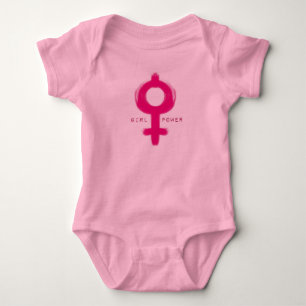 Girl Power Baby Strampler