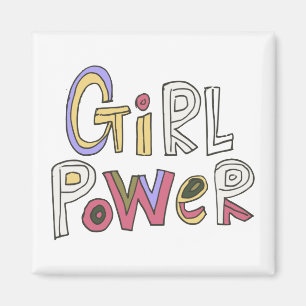 Girl-Power-Colorful PowerPuff Girl Magnet