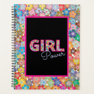 Girl Power Fille rose belles femmes Fleurs sauva