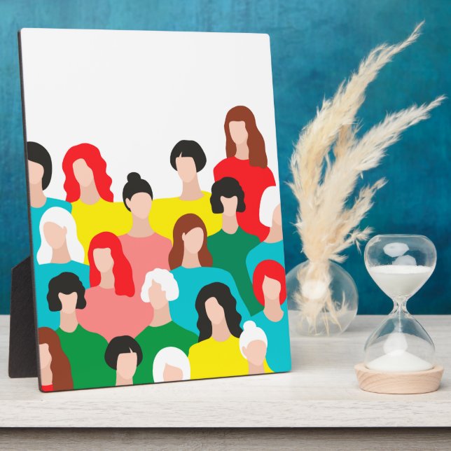 Girl-Power Fotoplatte (Seite)