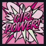 GIRL POWER Fun Retro Comic Pop Kunst<br><div class="desc">Ein lustiges, cooles und trendiges Retro-Comic Buch Pop art-inspiriert Design, das die Wanne, zap, pow in den Tag legt. Das ideale Geschenk für Superhelden, Freunde, Familie oder als Leckerei für sich selbst. Entworfen von ComicBookPop© unter www.zazzle.com/comicbookpop*</div>