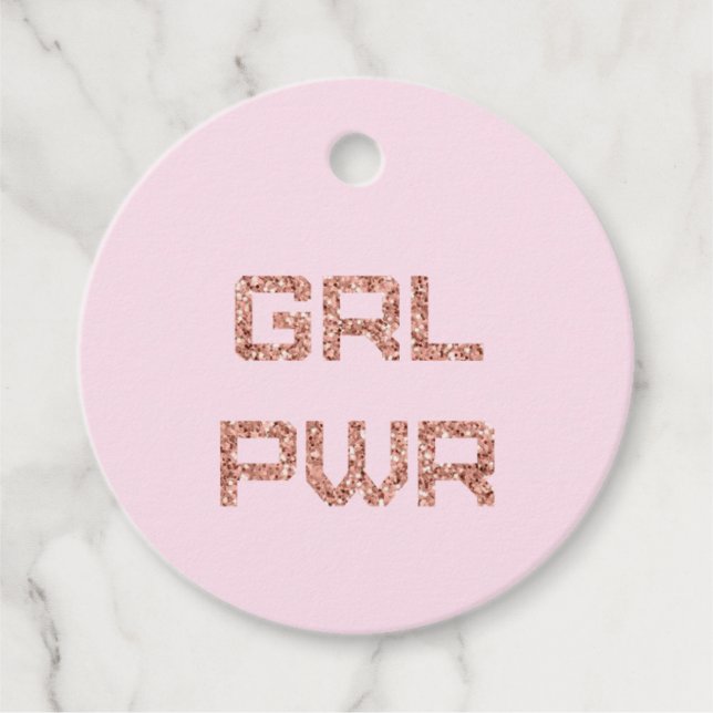 Girl-Power - Geschenkanhänger (Vorderseite)