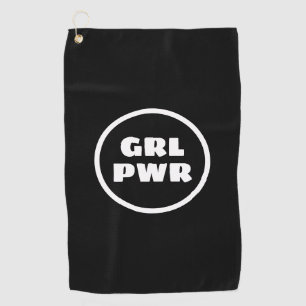 Girl-Power - Golfhandtuch
