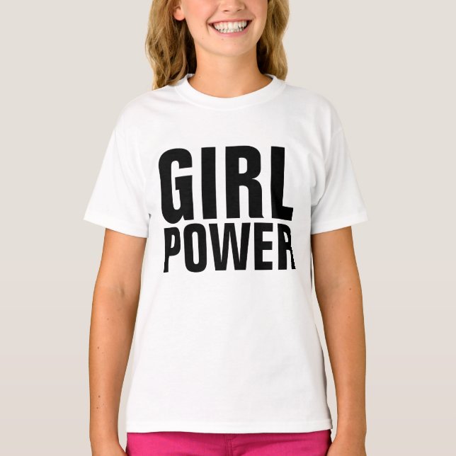 GIRL POWER Kinder T - Shirt (Vorderseite)